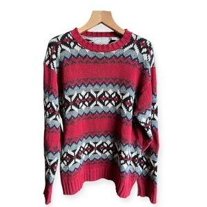 American Eagle Outfitters Vintage Men’s Nordic Ramie Crewneck Sweater, Medium